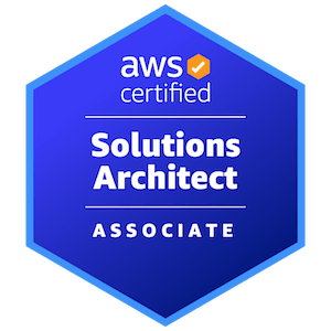 Certified Solutions Architect - Associate certification badge